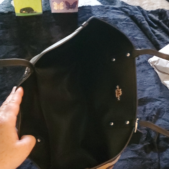 Coach Leopard Print Tote - Tan and Black - Picture 5 of 9